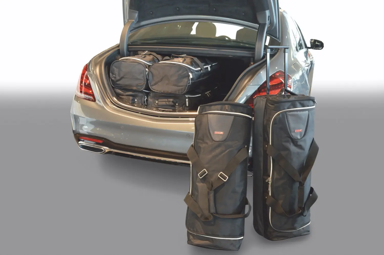 Reisetaschenset passend für Mercedes-Benz S-Klasse (W222) 2013-2020 4-Türer Limousine - Schwarz, CB-M22001S