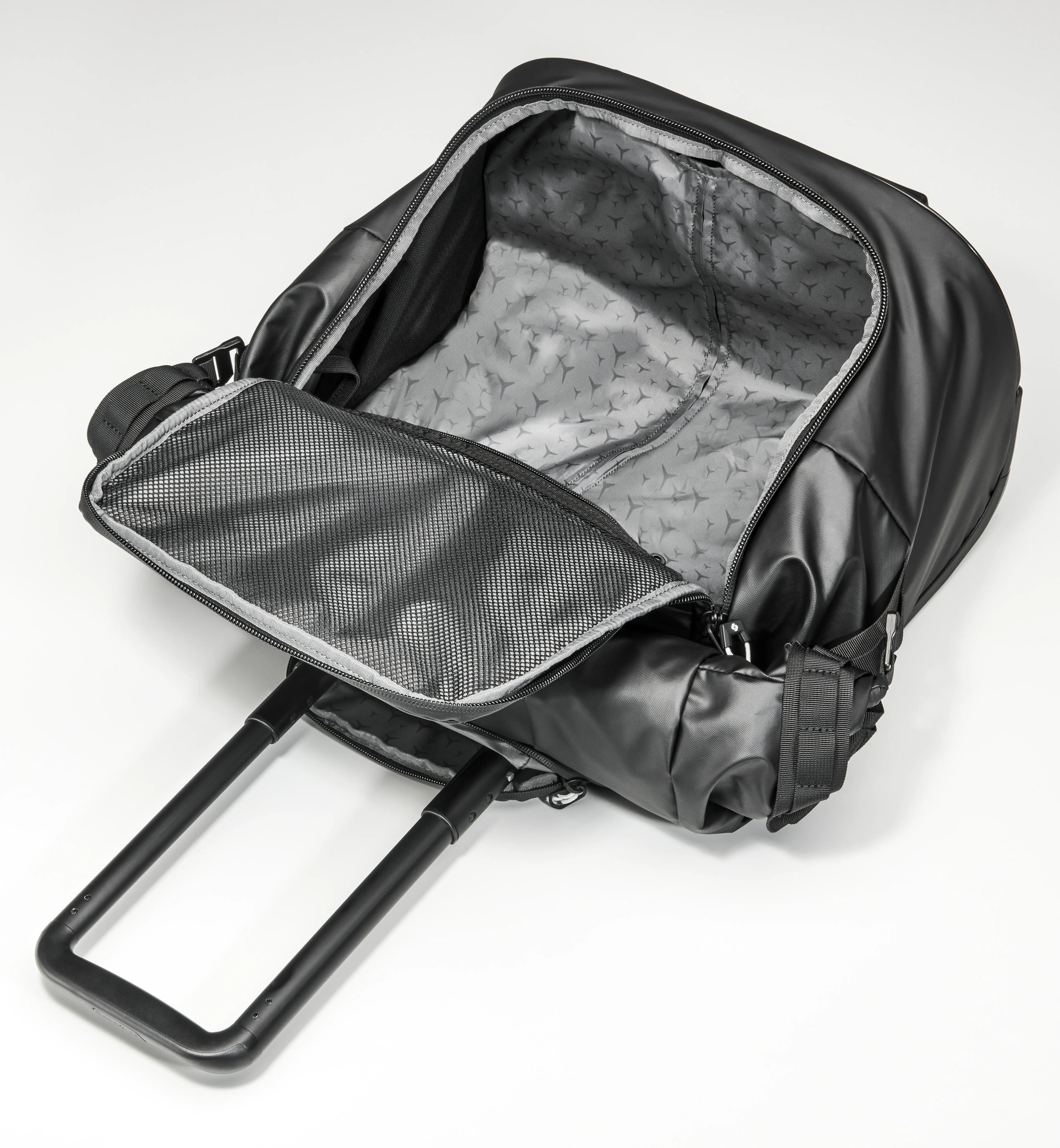 Trolleytasche, faltbar, schwarz, Polyamid (recycelt) / Polyester, Samsonite, B67960128