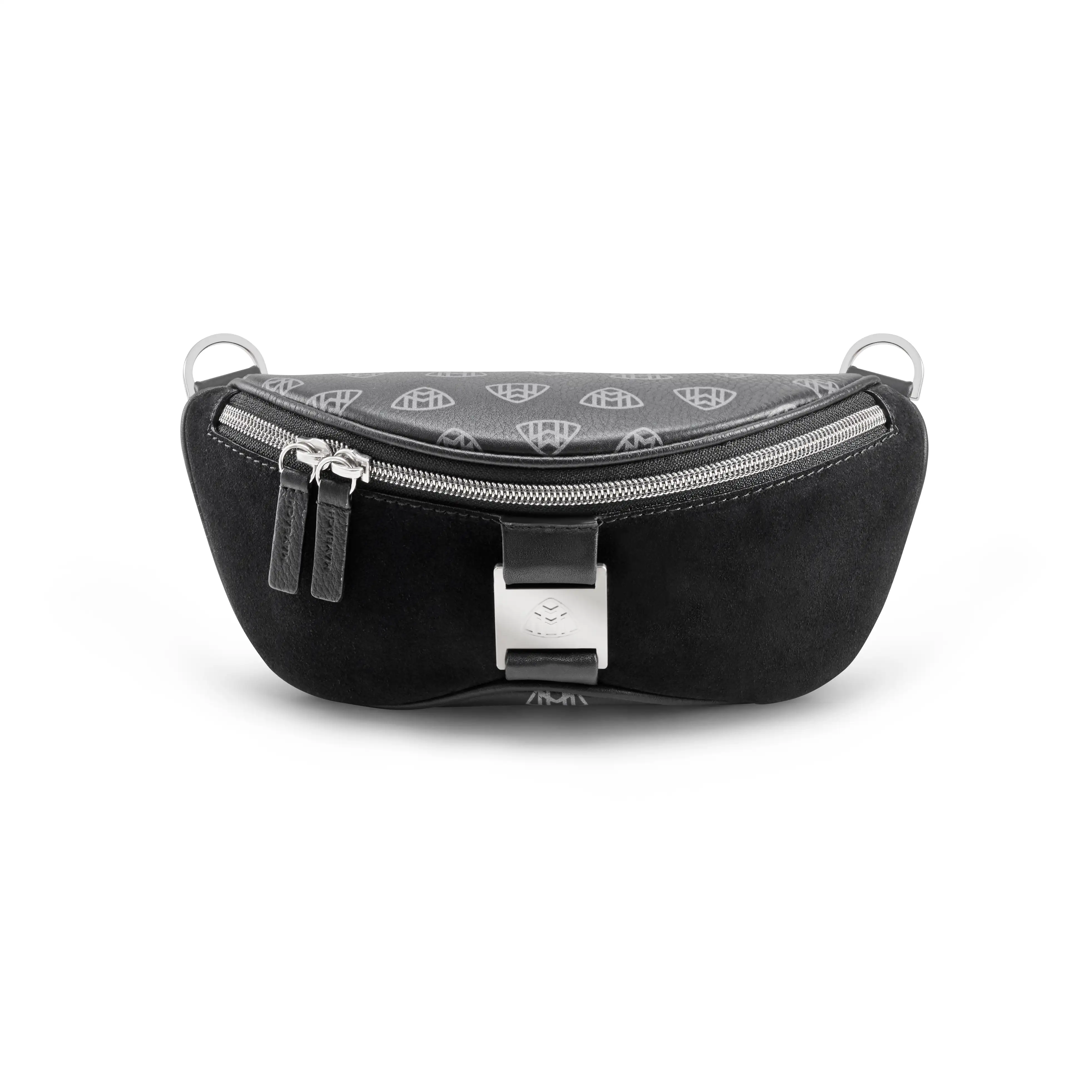 Bauchtasche, Mercedes-Maybach, schwarz, Leder, B67960424