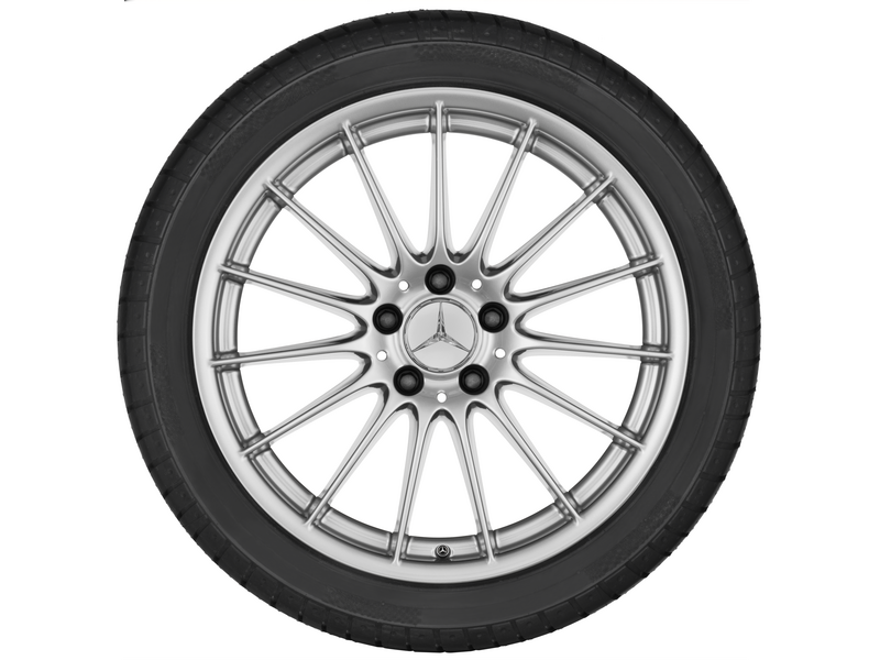 15-Speichen-Rad, 45,7 cm (18 Zoll), SL, 255/40 R18/, vanadiumsilber, A23140106027X45