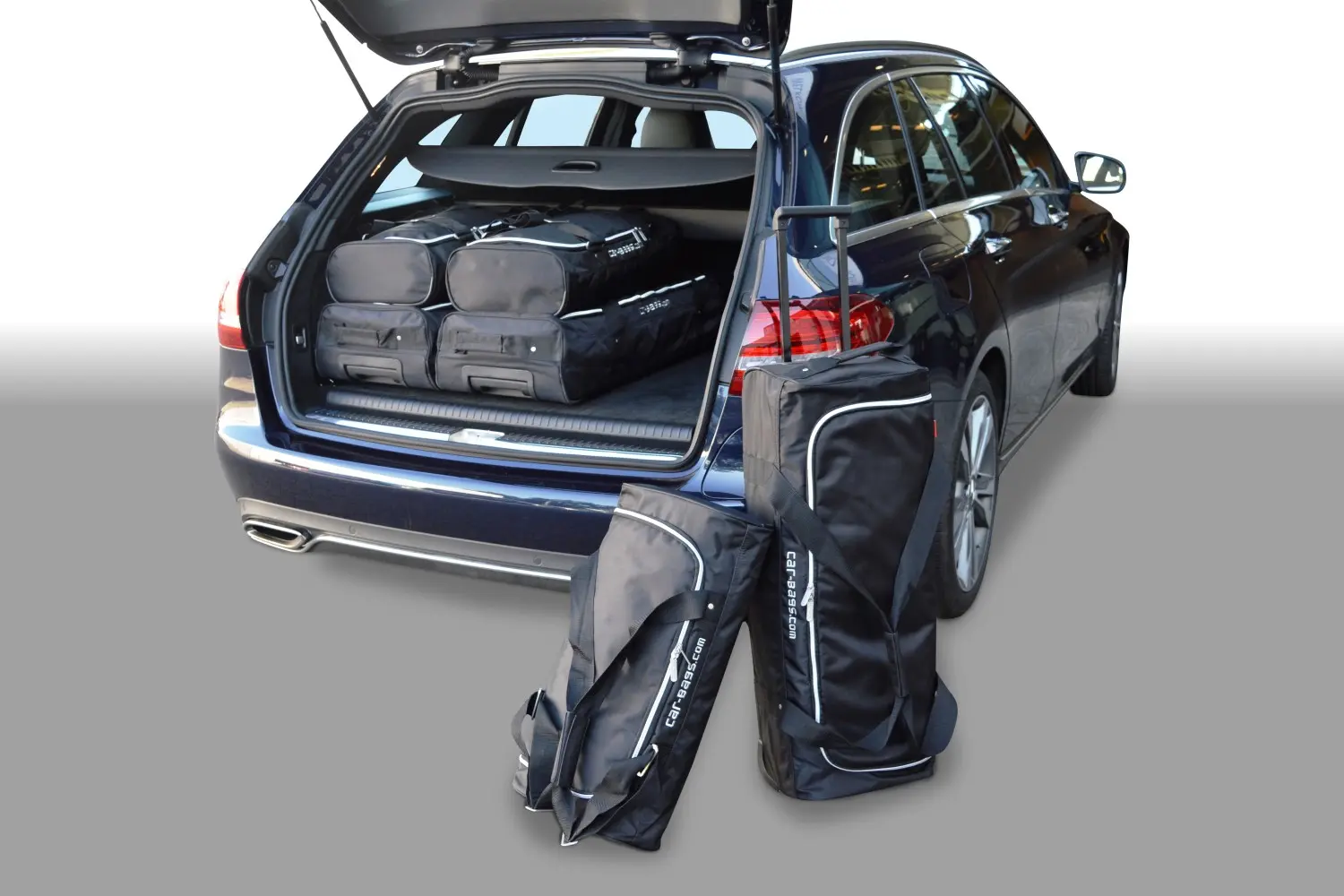 Set di borse da viaggio adatto alla Mercedes-Benz Classe C estate (S205) 2015-2019 - nero, CB-M21501S