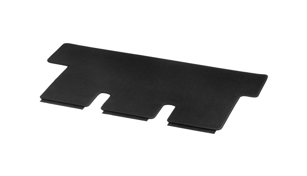 Velour mats, luggage compartment, with single rail, 1-piece, A2, long, V-Class/EQV/Vito/eVito, black, A4476806702