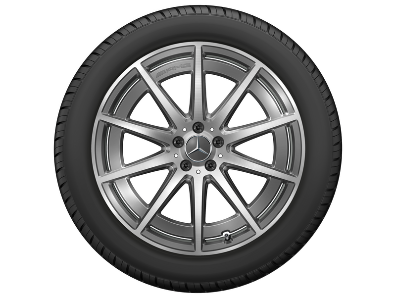 AMG 10-Speichen-Rad, 53,3 cm (21 Zoll), glanzgedreht, GLS, 315/40 R21/, tantalgrau, A16740182007Y51