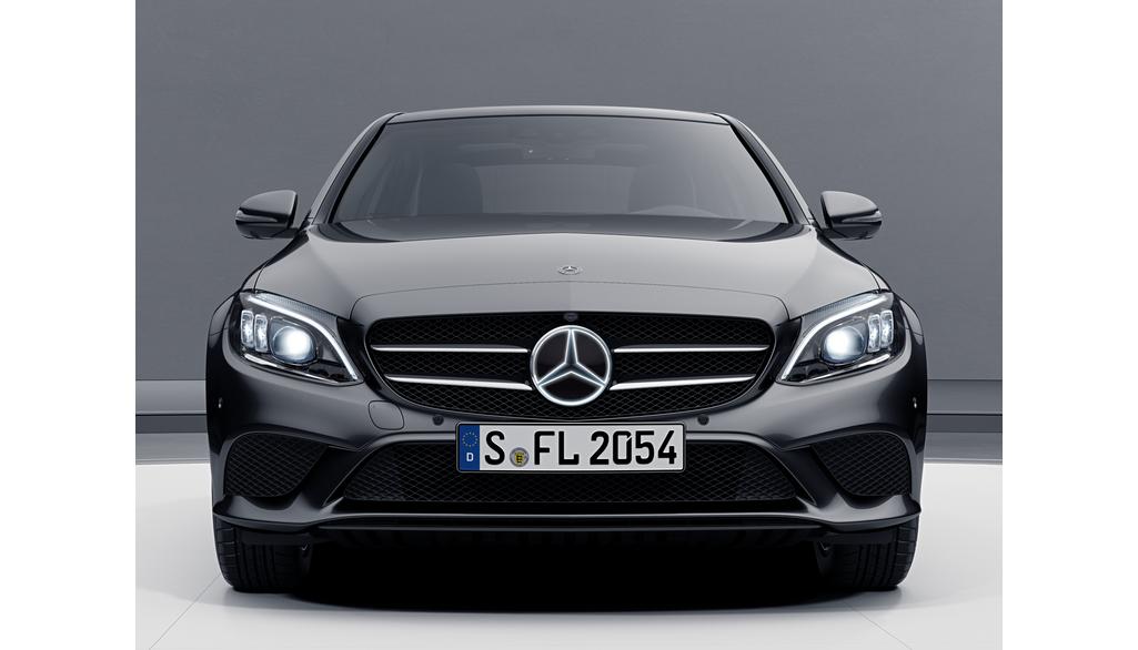 Mercedes Stern beleuchtet, Dekorteil, GLA/ C-Klasse, chrom, A2058175701