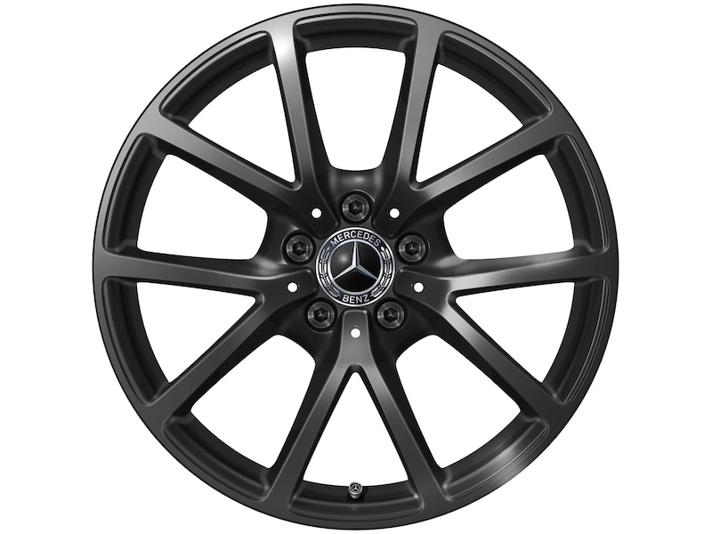 10-spaaks velg zwart, Goodyear, Eagle F1 Asymmetric 3 MO, 245/45 R18 100Y XL, zomer, Q440241410300