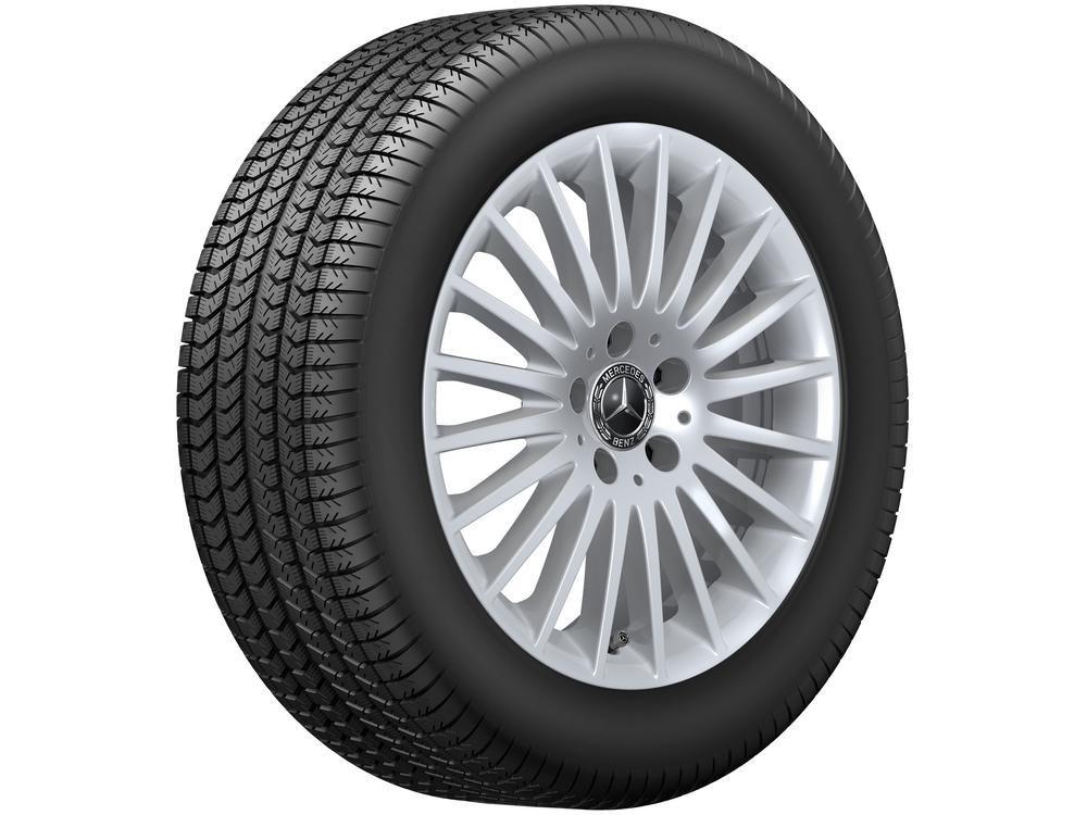 Vielspeichen-Rad Vanadiumsilber, Michelin, Pilot Alpin 5, 235/55 R17 103V XL, Winter, Q440191510120