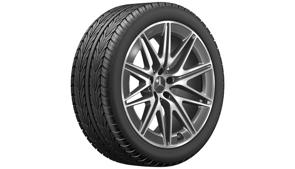 AMG 10-Speichen-Rad, 50,8 cm (20 Zoll), glanzgedreht, AMG GT, 265/40 R20/, tantalgrau, A29040119007Y51 AMG 10-Speichen-Rad, 50,8 cm (20 Zoll), glanzgedreht, AMG GT, 265/40 R20/, tantalgrau, A29040119007Y51