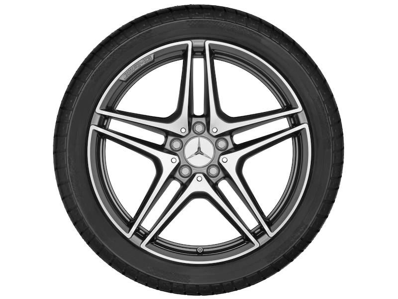 AMG 5-twin-spoke wheel, titanium gray, Continental, ContiWinterContact TS 830 P MO, 265/35 R19 98V XL, winter, Q4401411118700J2022