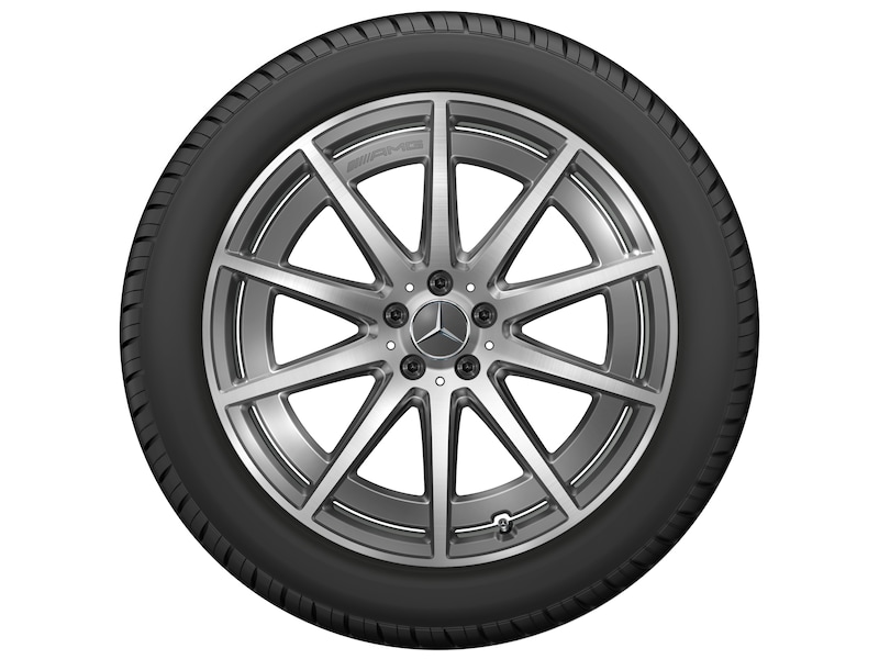 AMG 10-spoke wheel, tantalum gray, Michelin, Pilot Alpin 5 SUV MO1, 275/50 R21 113V XL, winter, Q440301510940