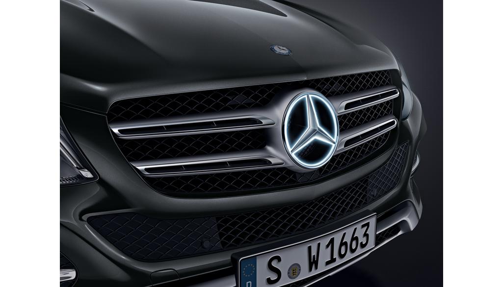 Stella Mercedes illuminata, ponte di contatto, Classe GL-GLS/ M-GLE, nero, A0005461366 Stella Mercedes illuminata, ponte di contatto, Classe GL-GLS/ M-GLE, nero, A0005461366