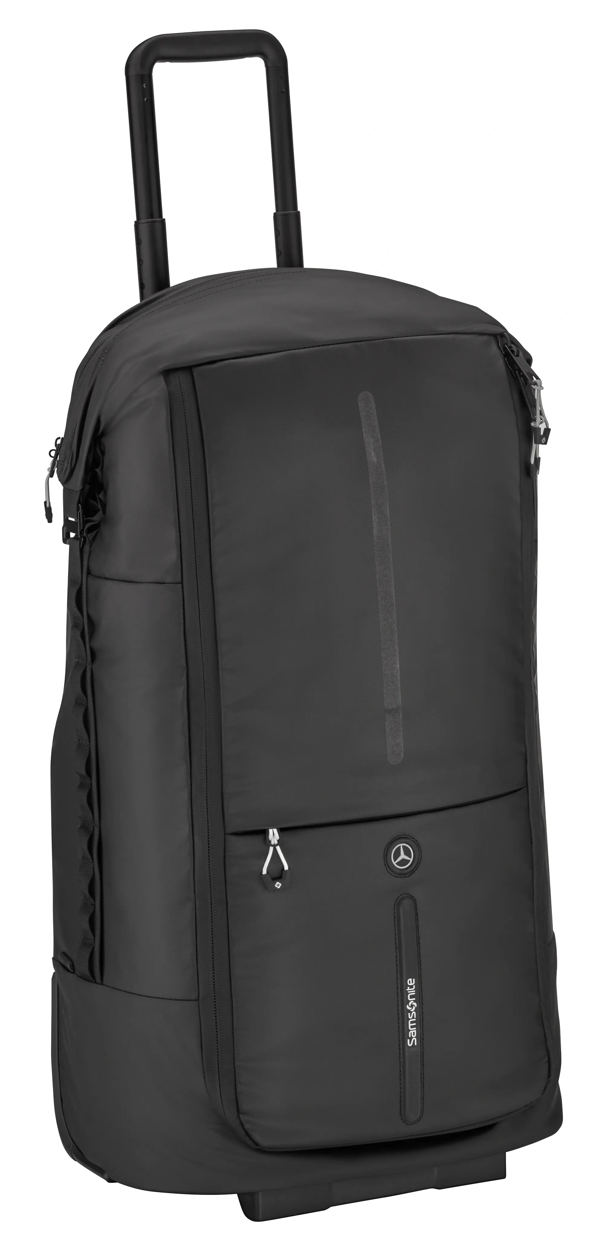 Trolleytasche, faltbar, schwarz, Polyamid (recycelt) / Polyester, Samsonite, B67960128