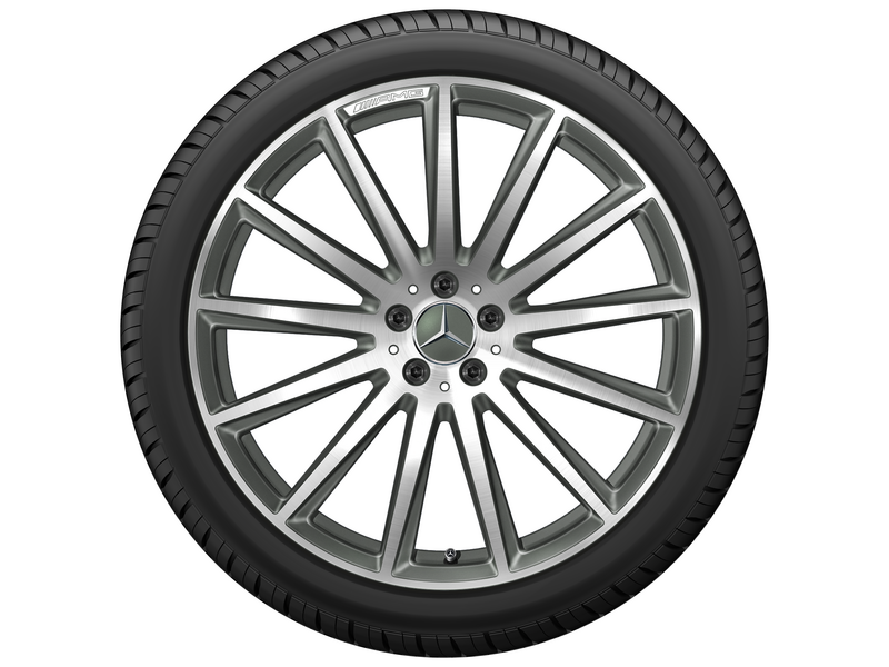 AMG multi-spoke wheel, 55.9 cm (22-inch), high-sheen, GLS, 325/40 R22/, titanium gray, A16740176007X21