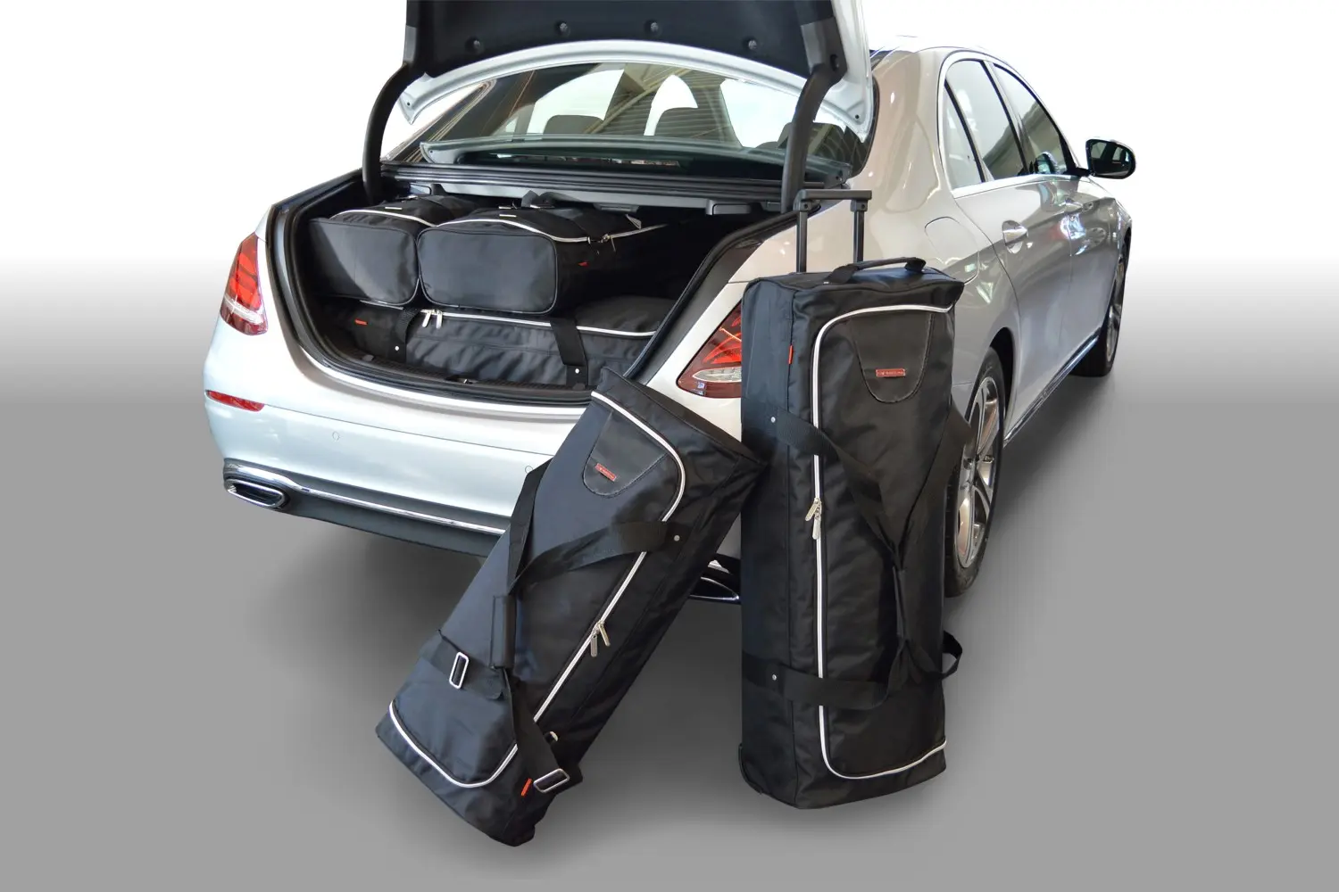 Reisetaschenset passend für Mercedes-Benz E-Klasse (W213) 2016-2023 4-Türer Limousine - Schwarz, CB-M22101S