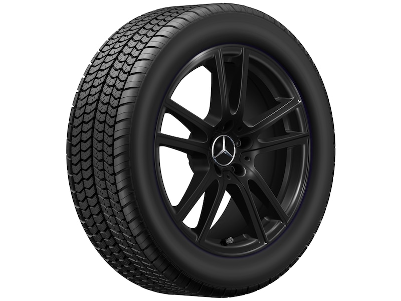 5-Doppelspeichen-Rad Schwarz, Continental, WinterContact TS 860 S MO, 225/55 R18 102H XL, Winter, Q440141113560