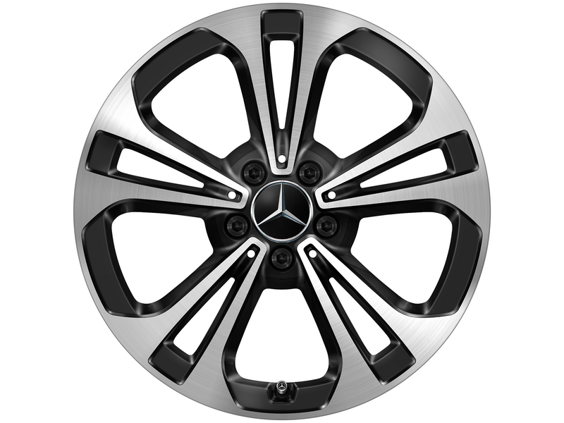 5-dubbelspaaks velg, glanzend zwart, Michelin, Primacy 4 MO, 245/40 R18 97Y XL, zomer, Q4402415100700J2021