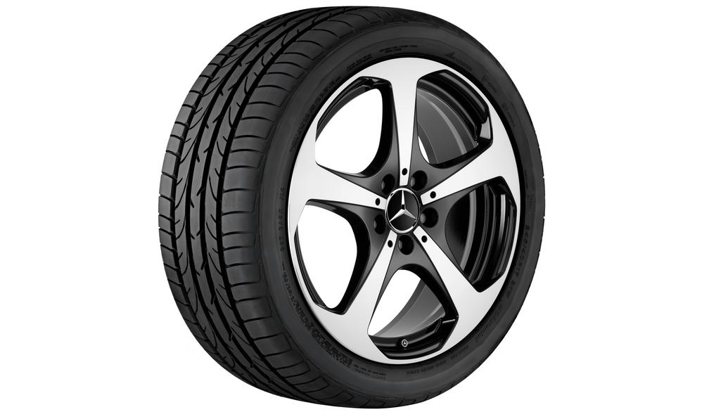 5-Speichen-Rad Schwarz Glanzgedreht, Michelin, Pilot Alpin 5 MO1, 245/40 R18 97V XL, Winter, Q440141512800 5-Speichen-Rad Schwarz Glanzgedreht, Michelin, Pilot Alpin 5 MO1, 245/40 R18 97V XL, Winter, Q440141512800