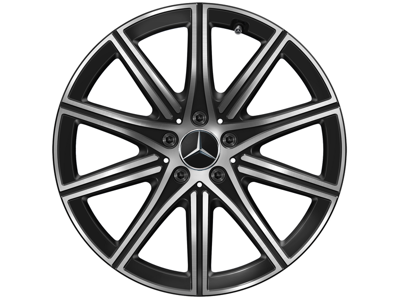 10-spoke wheel, black polished, Pirelli, P Zero MO-S, 285/40 R19 107Y XL, summer, Q4402417103400J2021