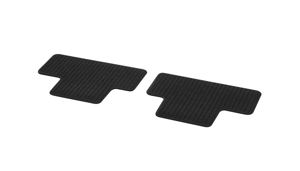 Rep mats CLASSIC, rear, 2-piece, EQB, black, A24368007019G32 Rep mats CLASSIC, rear, 2-piece, EQB, black, A24368007019G32