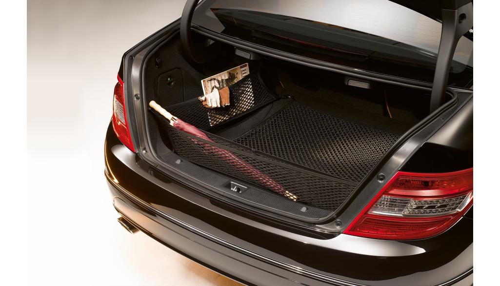 Luggage net, trunk side, C-Class, black, A2048680574 Luggage net, trunk side, C-Class, black, A2048680574