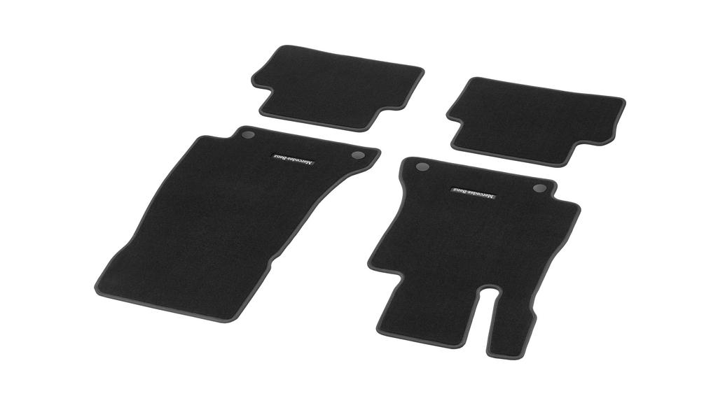 CLASSIC veloursmatten, set, 4-delig, E-Klasse/ CLS, zwart, A21368035059J74