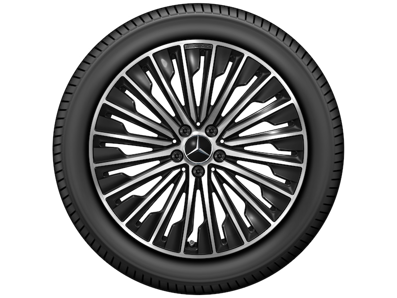 AMG multi-spoke wheel, 50.8 cm (20-inch), high-sheen, E-Class, 275/35 R20/, black, A21440106007X23