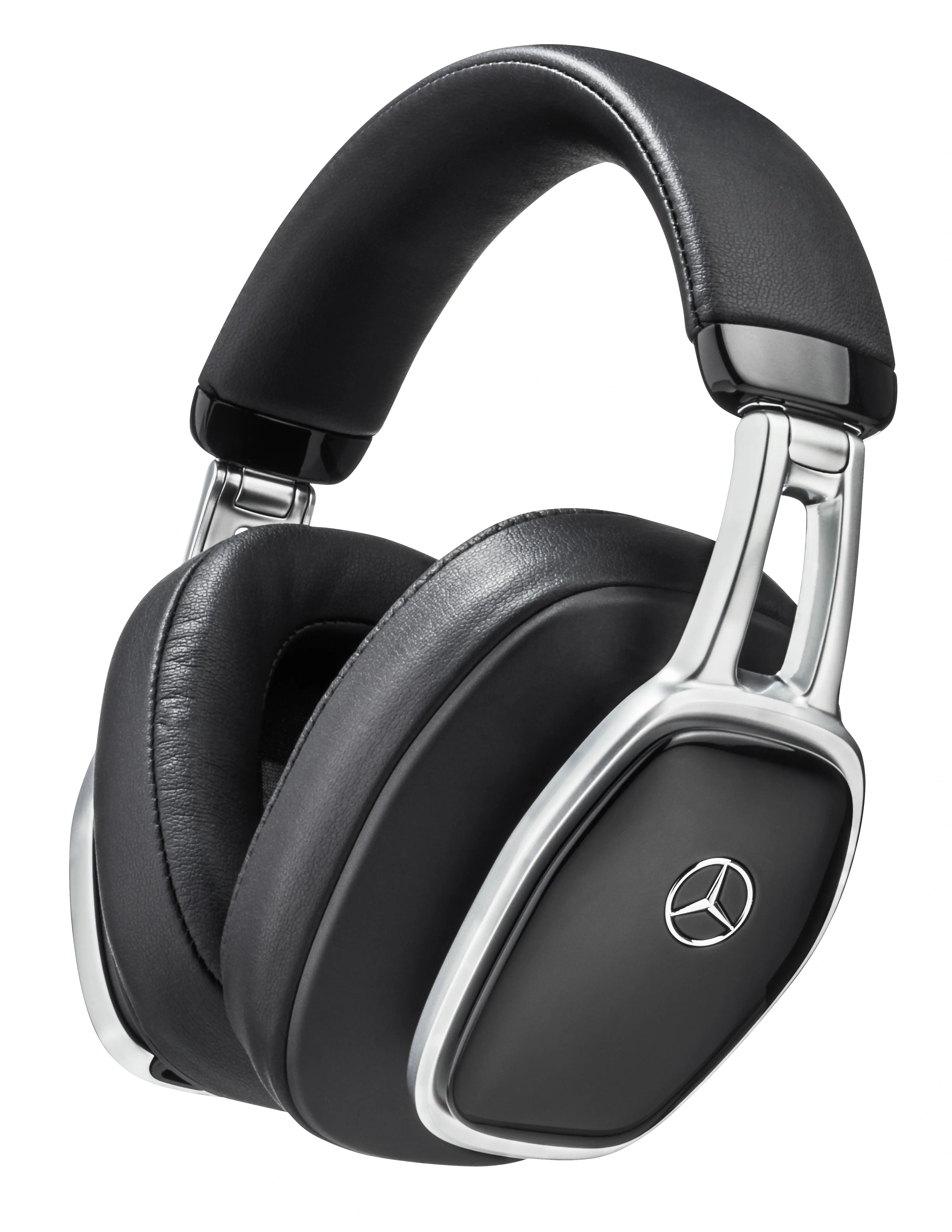 Over-Ear Kopfhörer, schwarz glänzend / schwarz seidenmatt / silver shadow, Aluminium / Kunststoff / Kunstleder, A2238208406