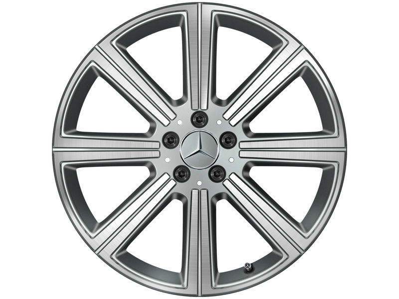 8-spoke wheel gray Himalaya gloss turned, Continental, WinterContact TS 850 P MO, 275/50 R20 113V XL, Winter, Q440301110240