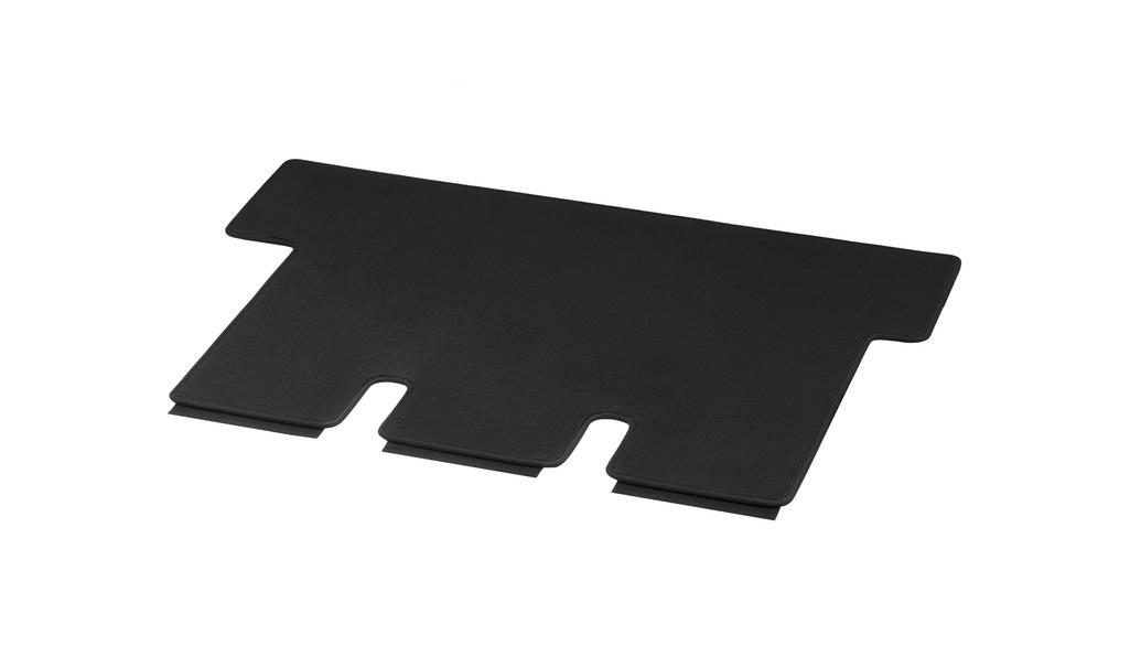 Veloursmatten, Gepäckraum, mit Einfachschiene, 1-teilig, A3, extralang, V-Klasse/EQV/ Vito/eVito, schwarz, A4476806802