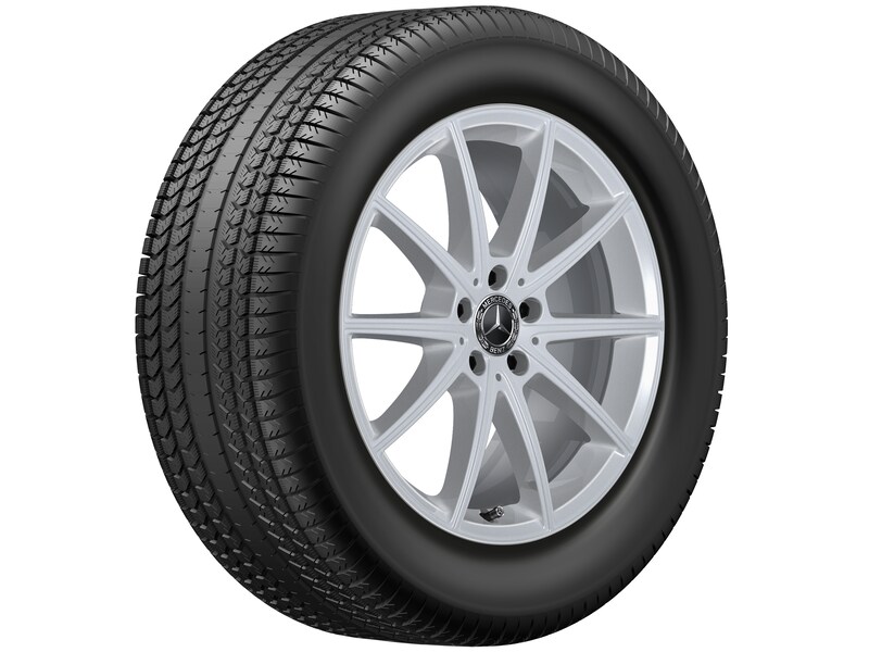 Mercedes-Benz Original Winter-Komplettrad 10-Speichen vanadiumsilber , Pirelli, Scorpion Winter MO, 275/55 R19 111 H None, Winter, Q440141717170