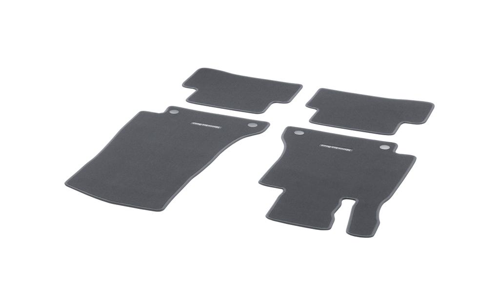 CLASSIC velour mats, set, 4-piece, C-Class, deep sea blue, A20568004045F09
