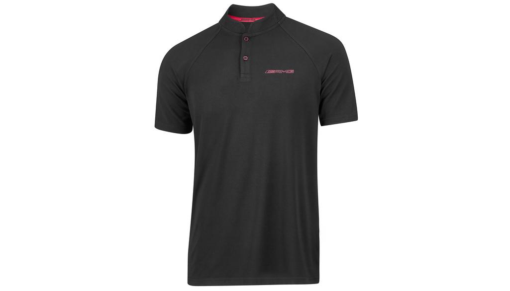 Polo AMG da uomo, nero/rosso, B66958899 Polo AMG da uomo, nero/rosso, B66958899