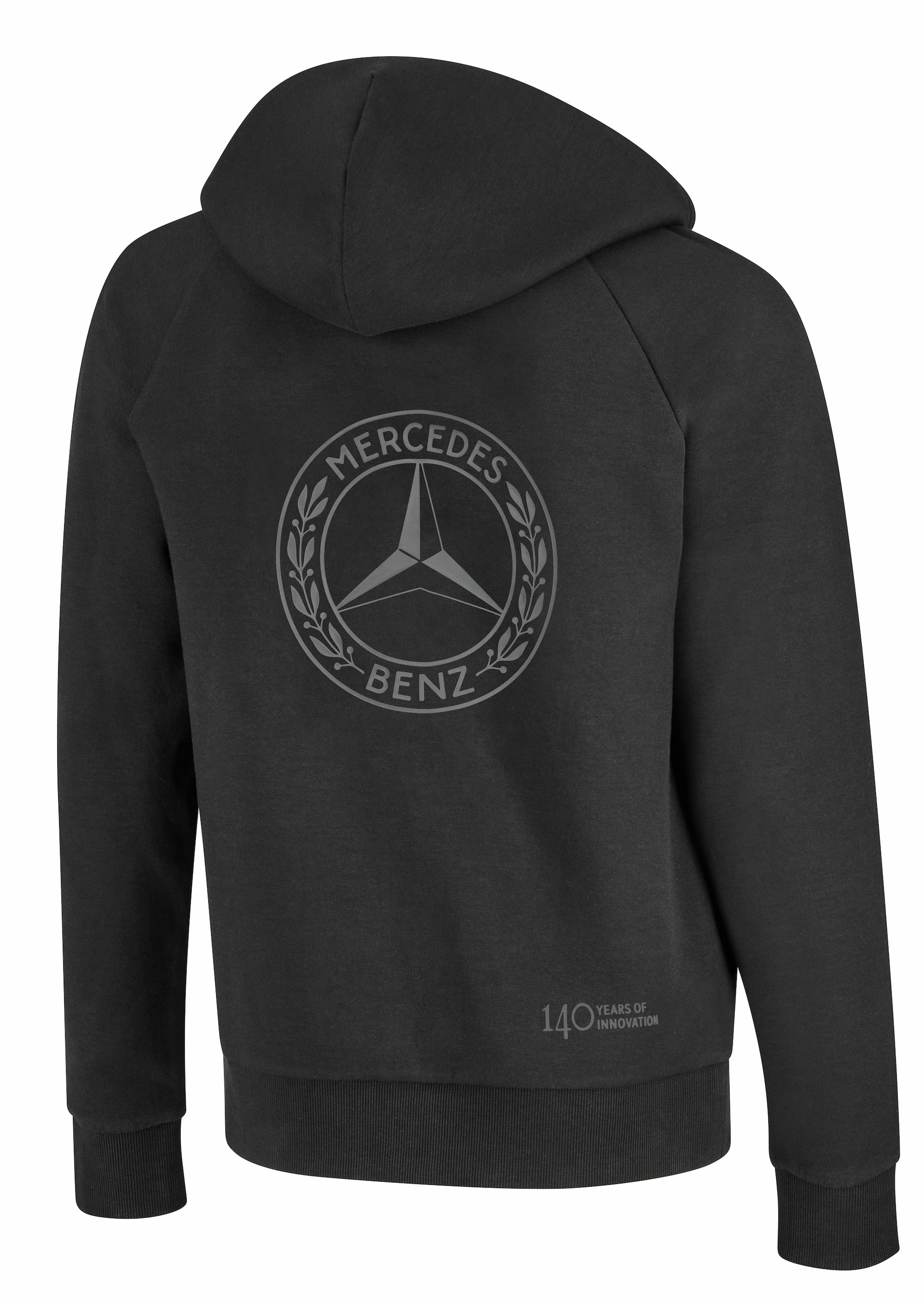 Sweatjacke Unisex, 140 Jahre, schwarz, XS, B67960353