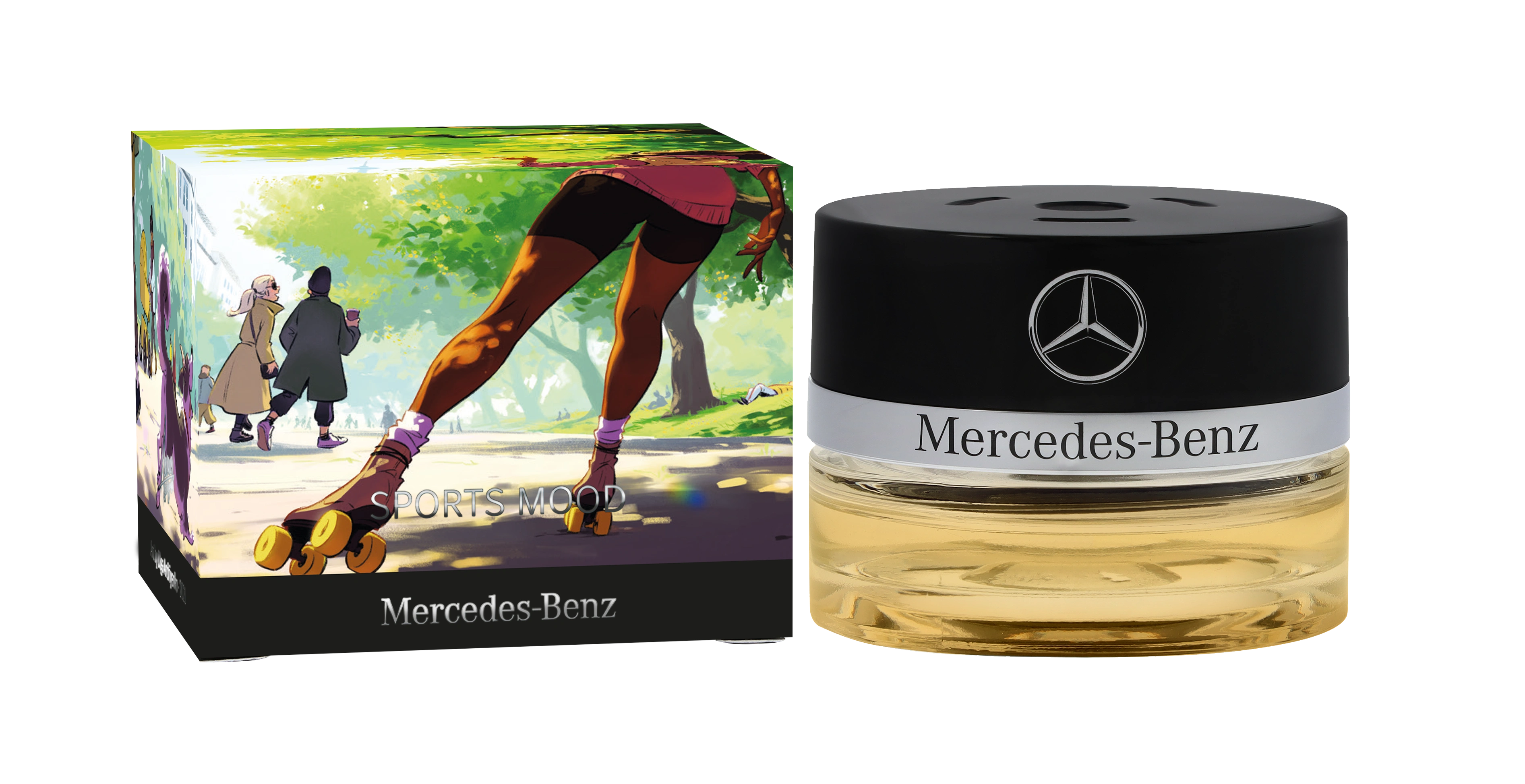 Flakon, SPORTS MOOD, transparent / schwarz, Glas, 15 ml, A0008995300 Flakon, SPORTS MOOD, transparent / schwarz, Glas, 15 ml, A0008995300
