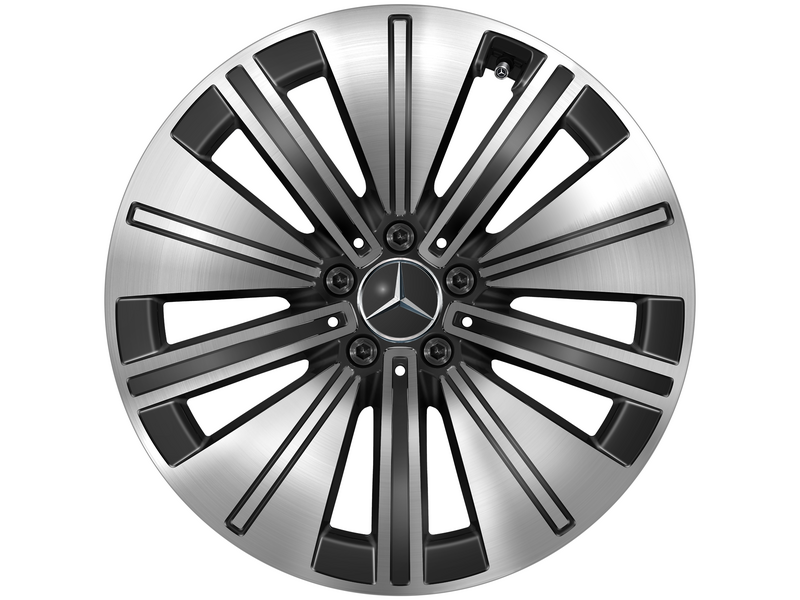 5-spoke wheel, gloss black, Goodyear, UltraGrip Performance + MO, 235/55 R19 105H XL, Winter, Q440141410750