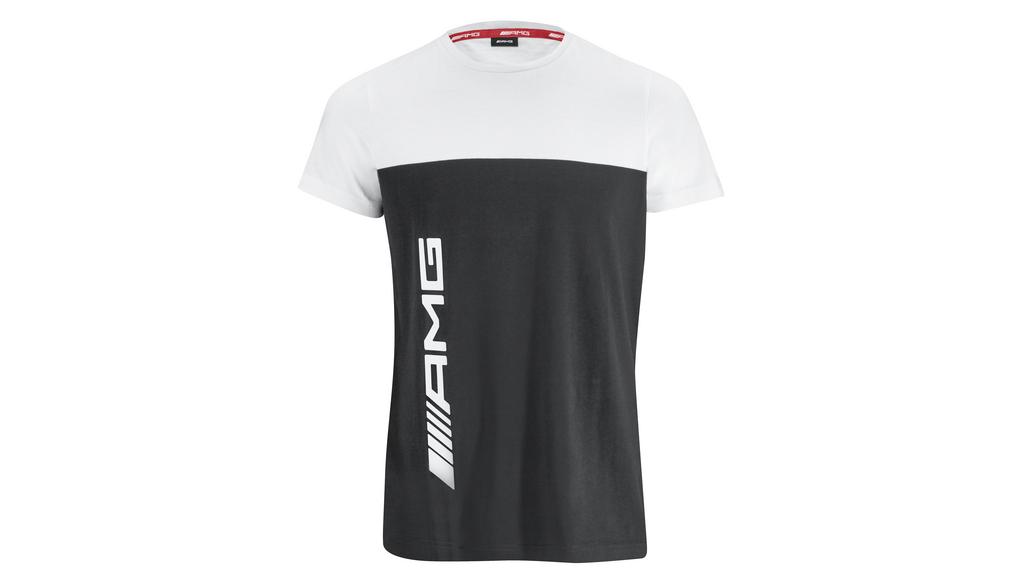 T-shirt AMG da uomo, bianco / nero, B66959441 T-shirt AMG da uomo, bianco / nero, B66959441