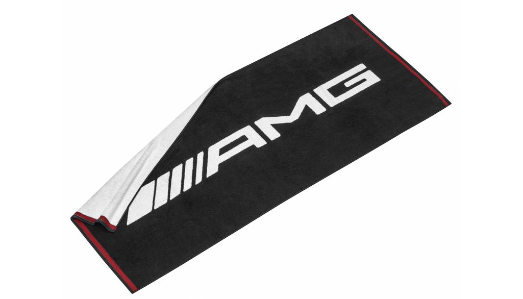 Beach towel, white / black / red, B66959616 Beach towel, white / black / red, B66959616