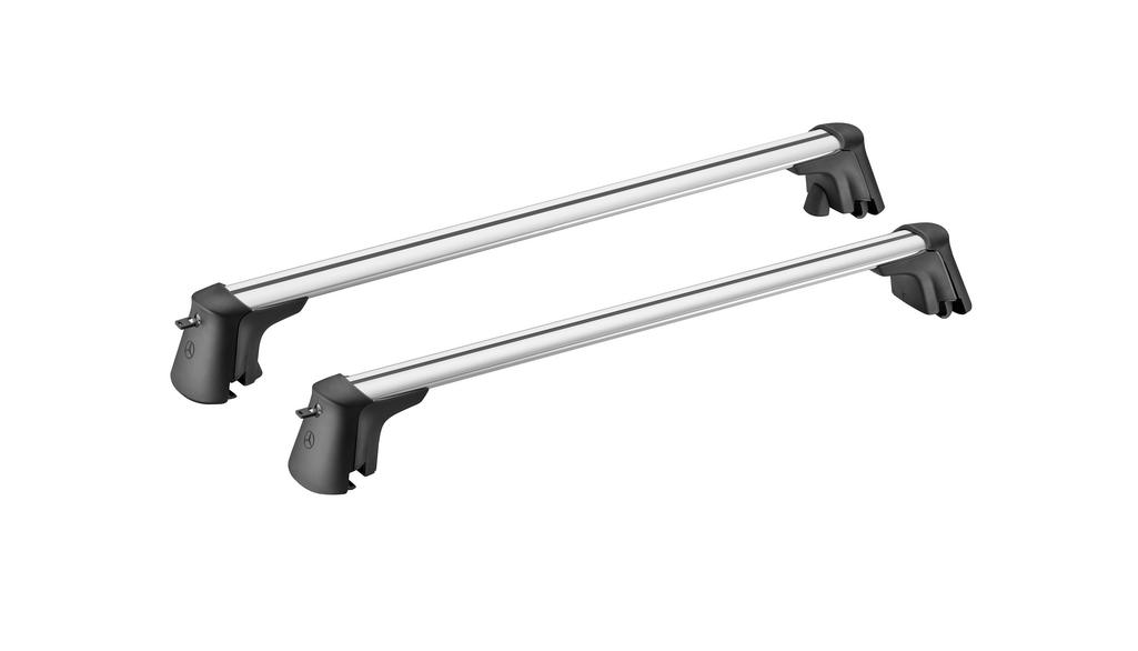 Railing carrier, GLE, silver-colored, black, A1678903000 Railing carrier, GLE, silver-colored, black, A1678903000
