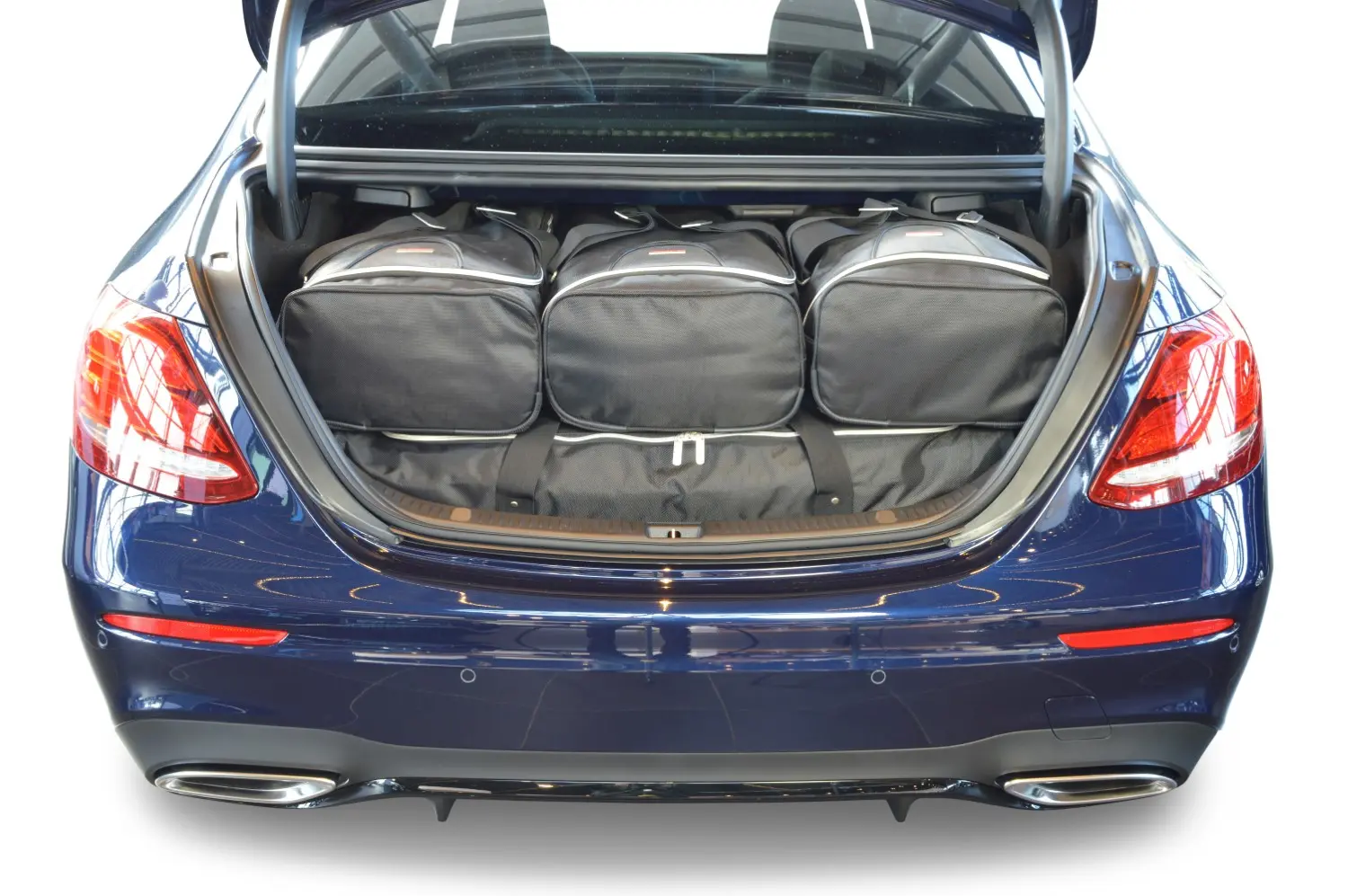 Reisetaschenset passend für Mercedes-Benz E-Klasse (W212) 2009-2016 4-Türer Limousine - Schwarz, CB-M23101S