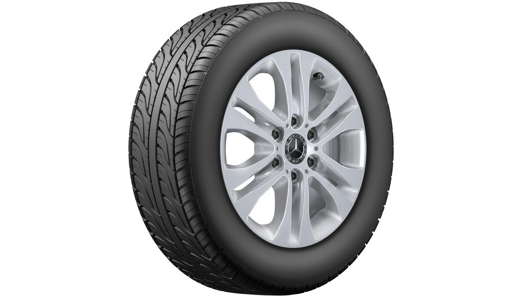 6-twin-spoke wheel, 43.2 cm (17-inch), Sprinter, 235/60 R17/, vanadium silver, A90740128007X45