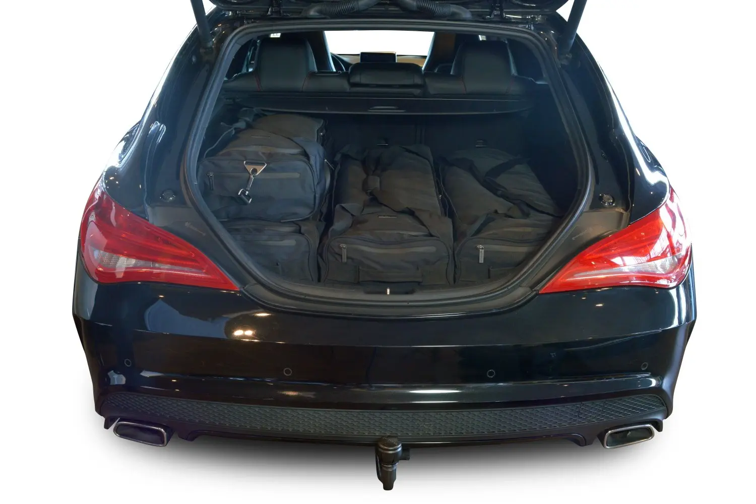 Travel bag set suitable for Mercedes-Benz CLA Shooting Brake (X117) 2015-2019 Pro.Line estate, A-Class, black, CB-M22201SP