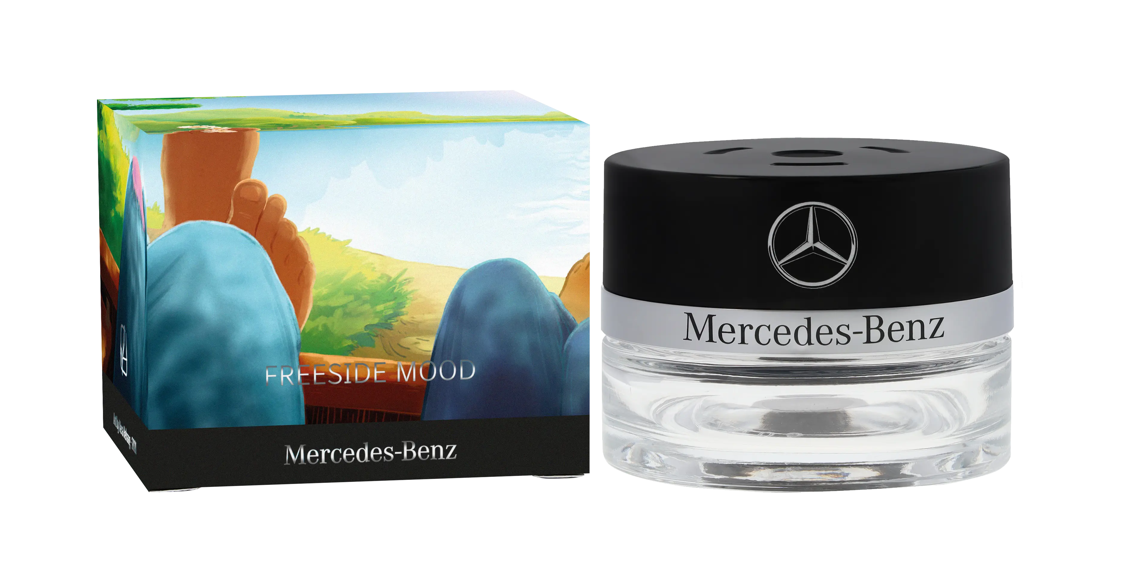 Flakon, FREESIDE MOOD, transparent / schwarz, Glas, 15 ml, A0008996400 Flakon, FREESIDE MOOD, transparent / schwarz, Glas, 15 ml, A0008996400