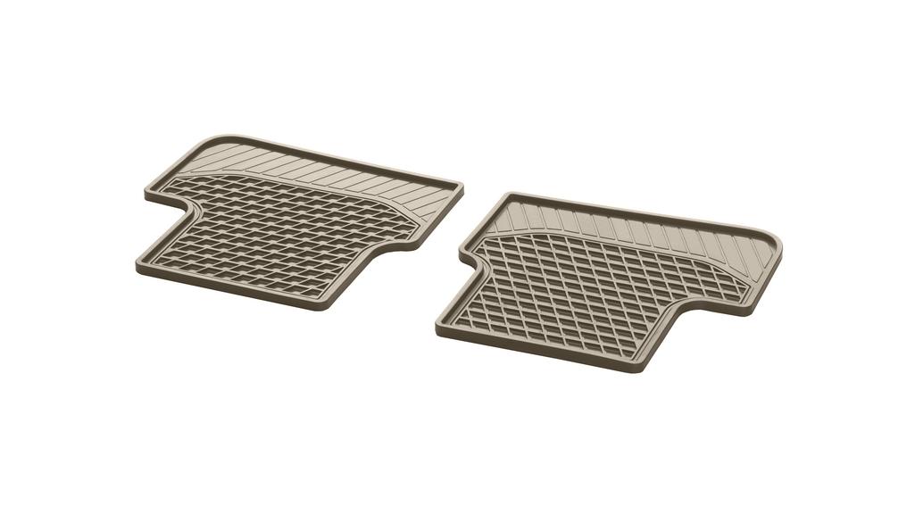 Tappetini CLASSIC per tutte le stagioni, posteriori, 2 pezzi, Classe S, beige seta, A22268077058S85