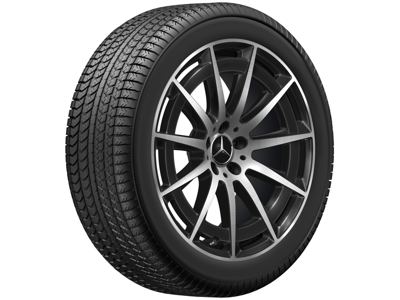 AMG multi-spoke wheel, 50.8 cm (20-inch), high-sheen, EQC, 235/50 R20/, black, A29340108007X23