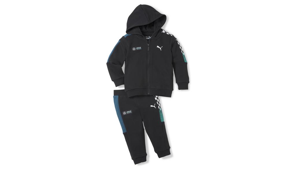 Jogginganzug Kinder, schwarz, B67997372