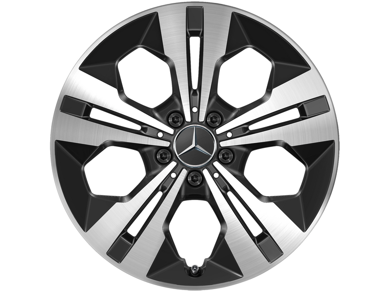 5-dubbelspaaks velg Aero zwart gepolijst, Michelin, Primacy 4 MO, 235/55 R18 100W, zomer, Q440651510140